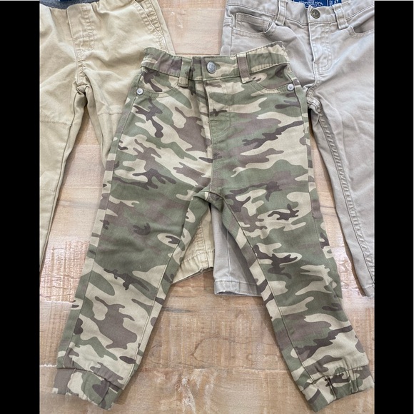 boys CARTERS 7 seven Vineyard Vines toddler jeans pants khakis pull on camo army - Picture 2 of 12